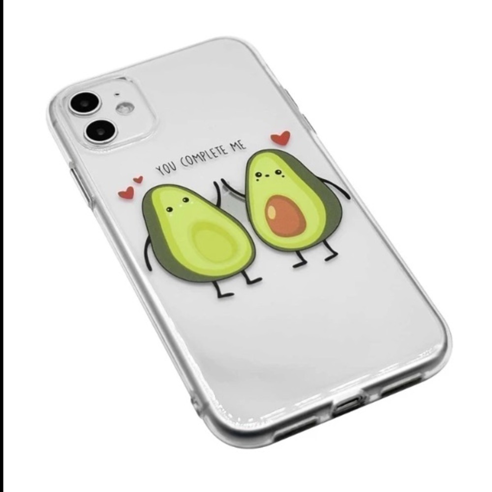 NEW - clear iPhone case with graphics